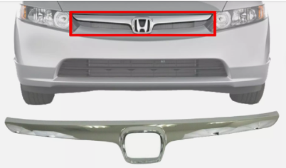 [HND-CIVIC-0608-012] Parrilla frontal para Honda Civic 2006-2008.