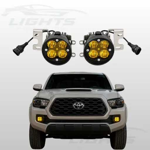 Set de halogenas LED de alta calidad para Toyota Tacoma 2016-2023.