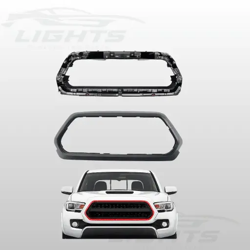 Marco de parrilla delantera para Toyota Tacoma 2016-2023.