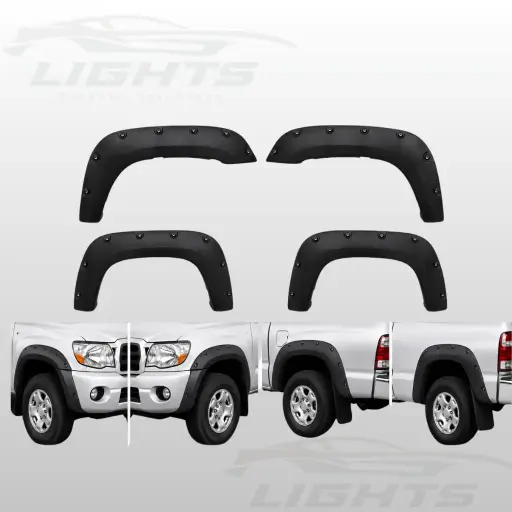 Fender de guardafango con remaches para Toyota Tacoma 2005-2015.