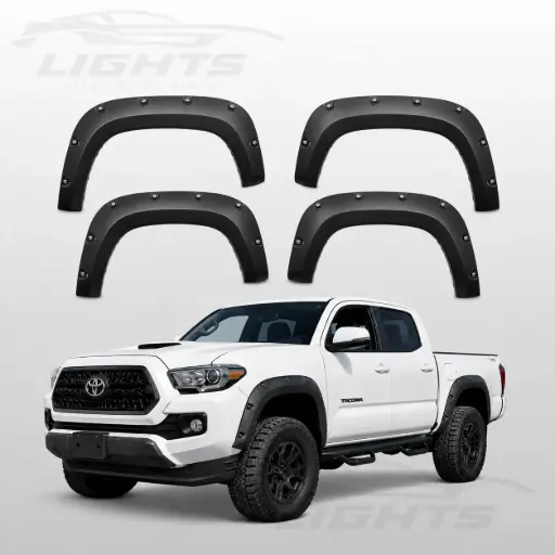 Fenders estilo remaches  para Toyota Tacoma 2016-2023.